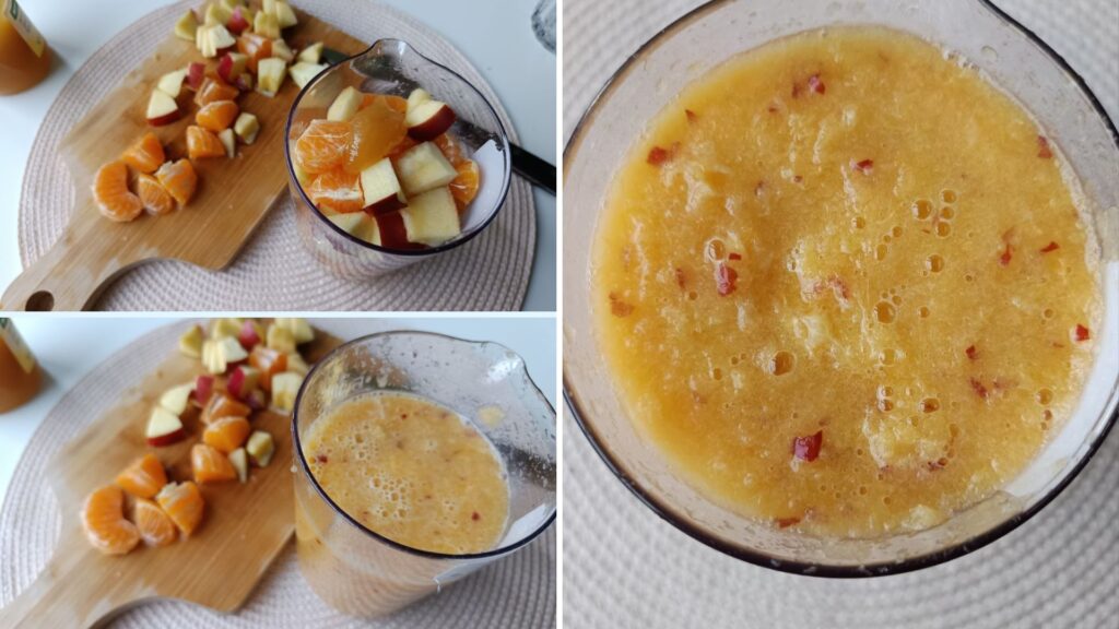 mixage des fruits