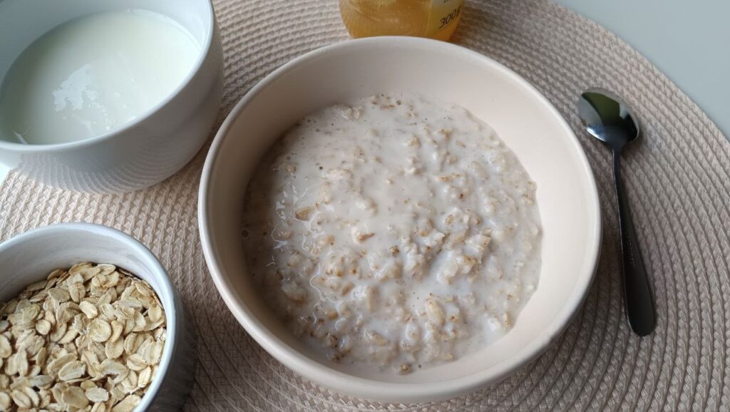 porridge fromage blanc flocon d avoine