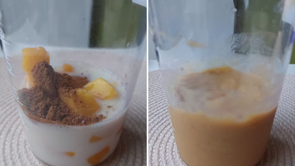 mixage-smoothie-mangue-cannelle