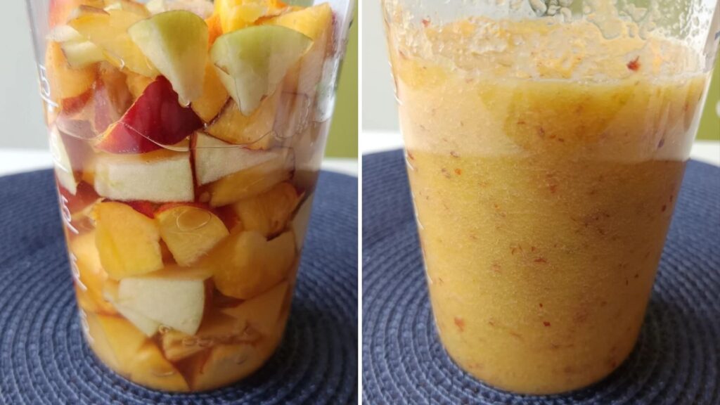 mixage-smoothie-nectarine-pomme