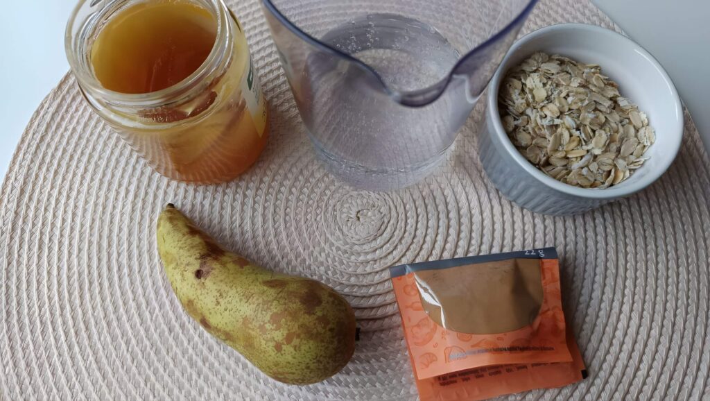 ingredients-Porridge-a-la-Poire-et-a-la-Cannelle