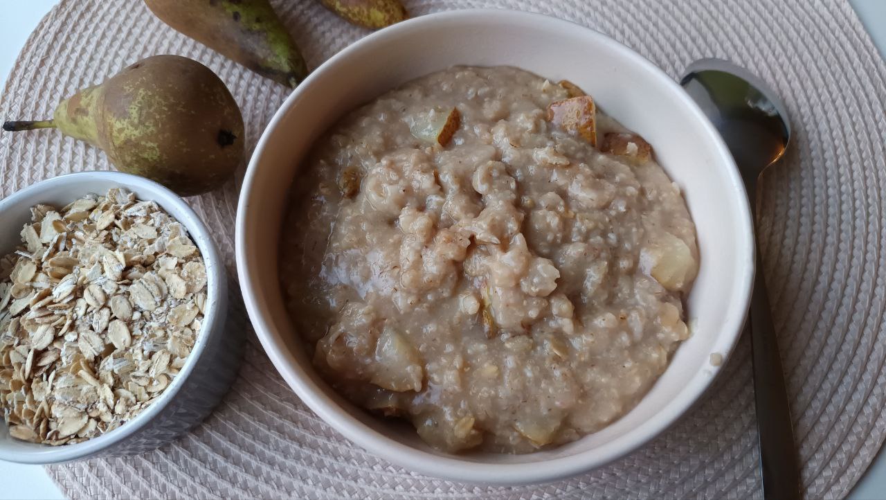 porridge-poire-cannelle