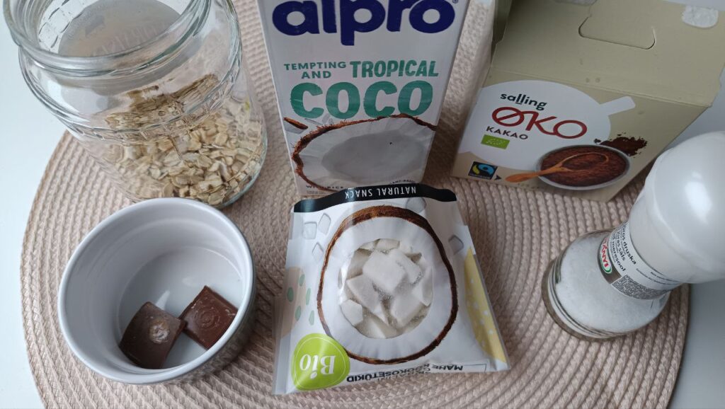 ingredients-porridge-chocolat-coco