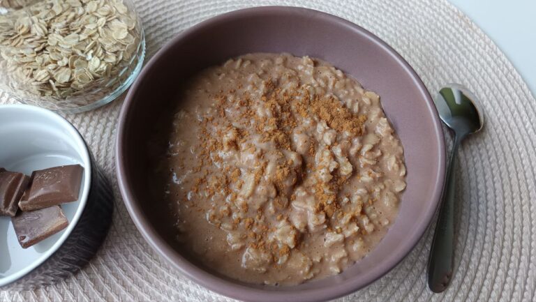porridge-chocolat-cannelle