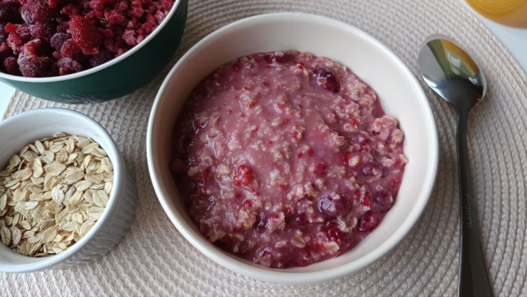 porridge-framboise