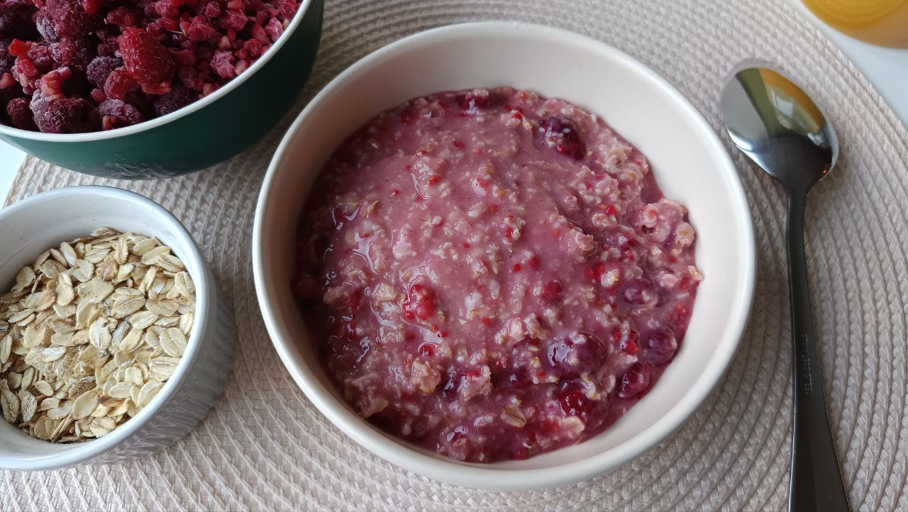 porridge-framboise