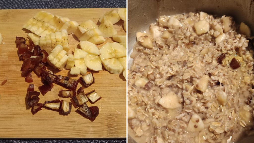 ajout-des-fruits-porridge-banane-cannelle