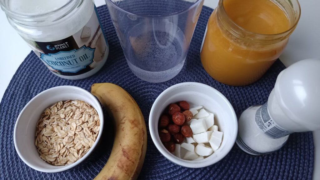ingredients-porridge-banane-coco