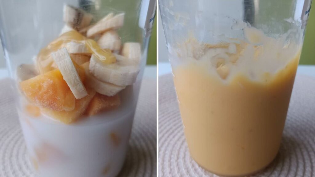 mixage-smoothie-banane-mangue