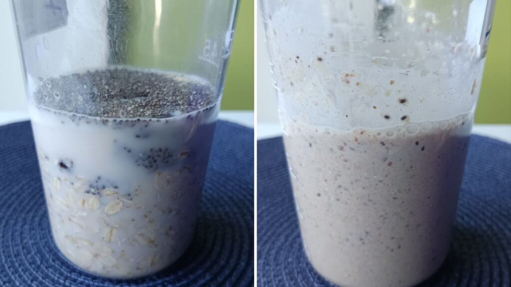 mixage-smoothie-lait-amande-flocon-avoine