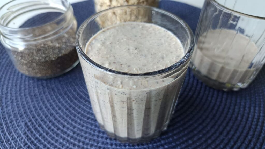 smoothie-lait-amande-flocon-avoine