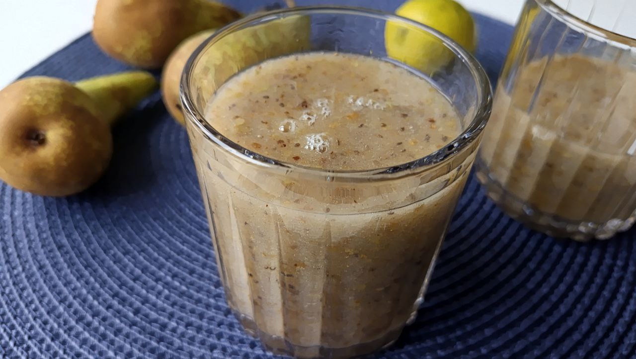 smoothie-poire-citron-vert