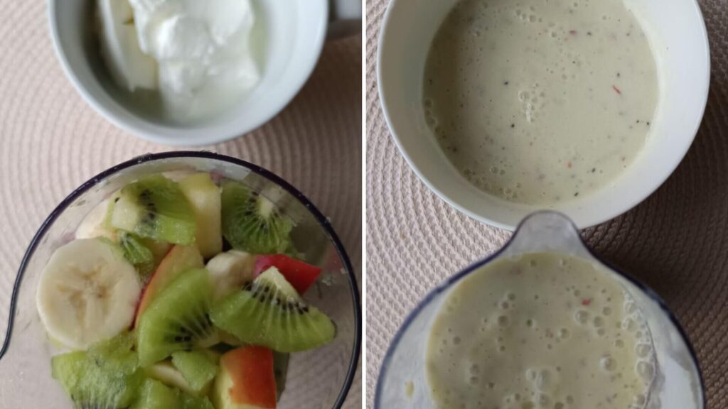 mixage-smoothie-kiwi-pomme