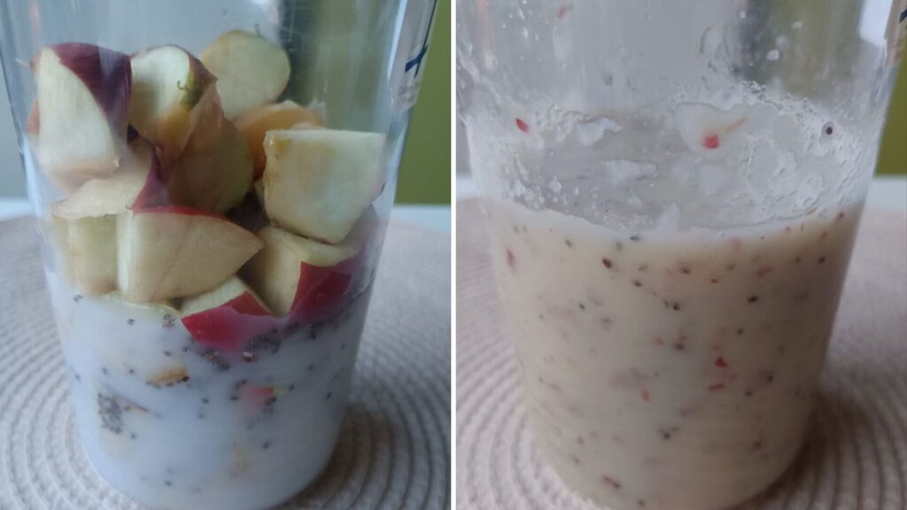 mixage-smoothie-lait-coco-pomme