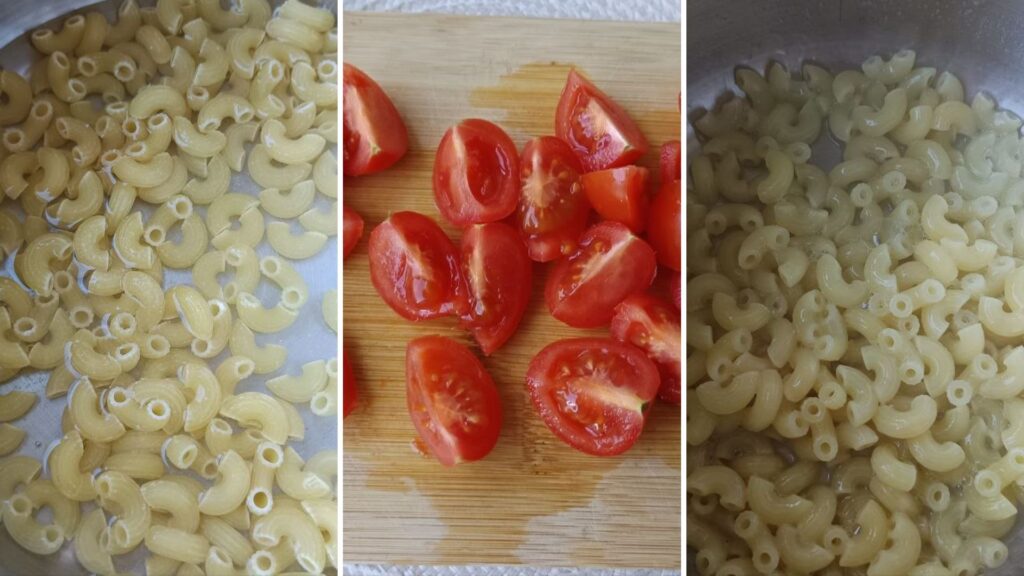 preparation-des-ingredients-salade-burrata-pesto