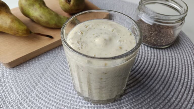 smoothie-poire-yaourt