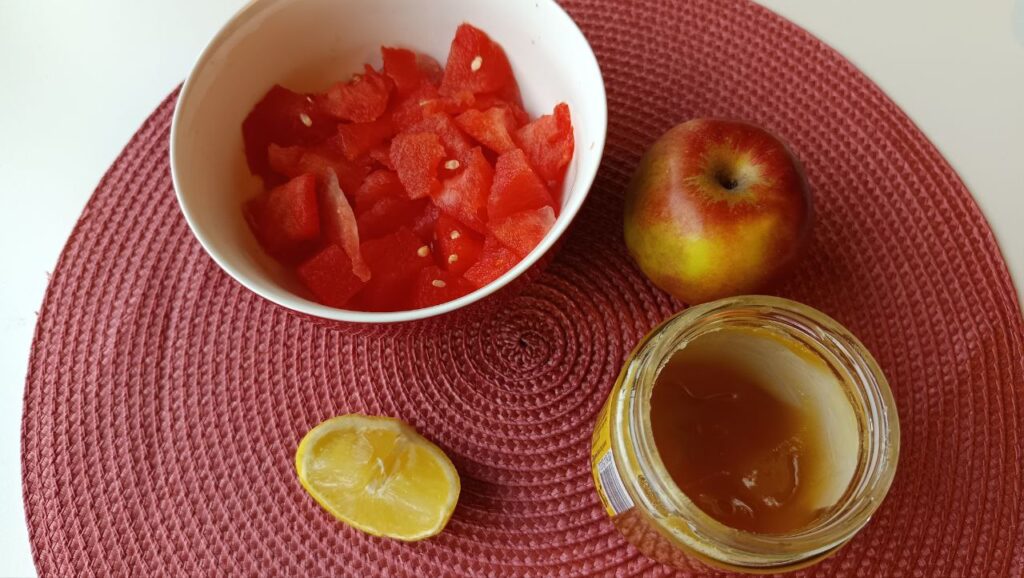 ingredients-compote-pasteque-pomme