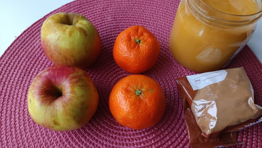 ingredients-compote-pomme-mandarine