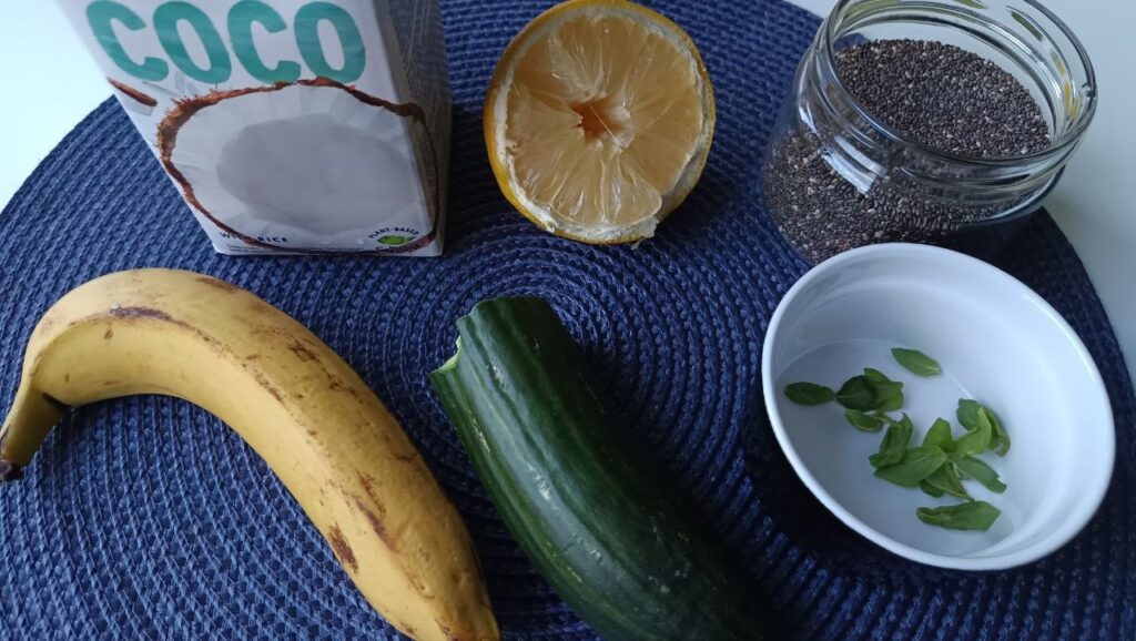 ingredients-smoothie-concombre