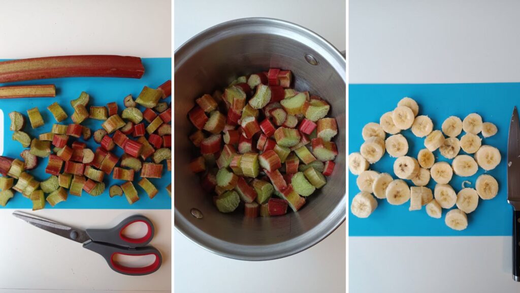 preparation-de-la-compote-rhubarbe-banane-sans-sucre