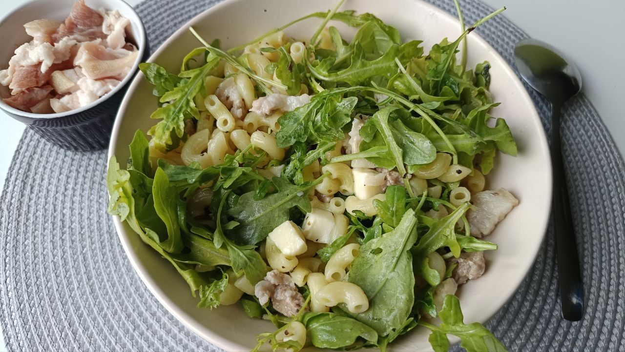 salade-mozzarella-lardon-pate