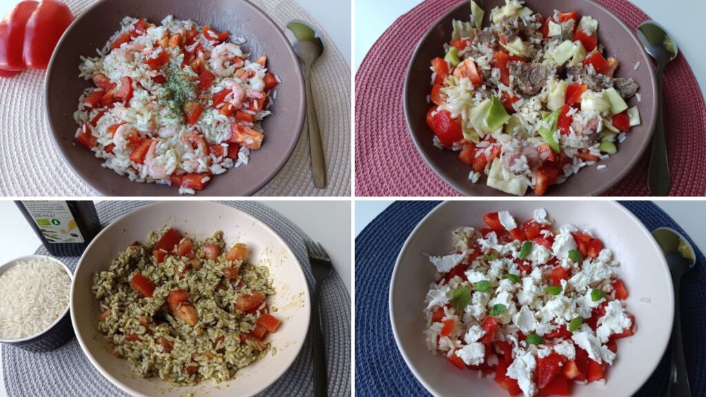 salades riz