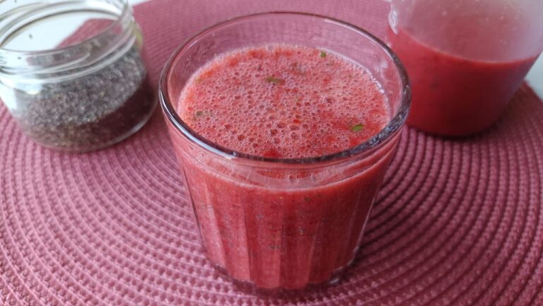 smoothie-fraise-menthe