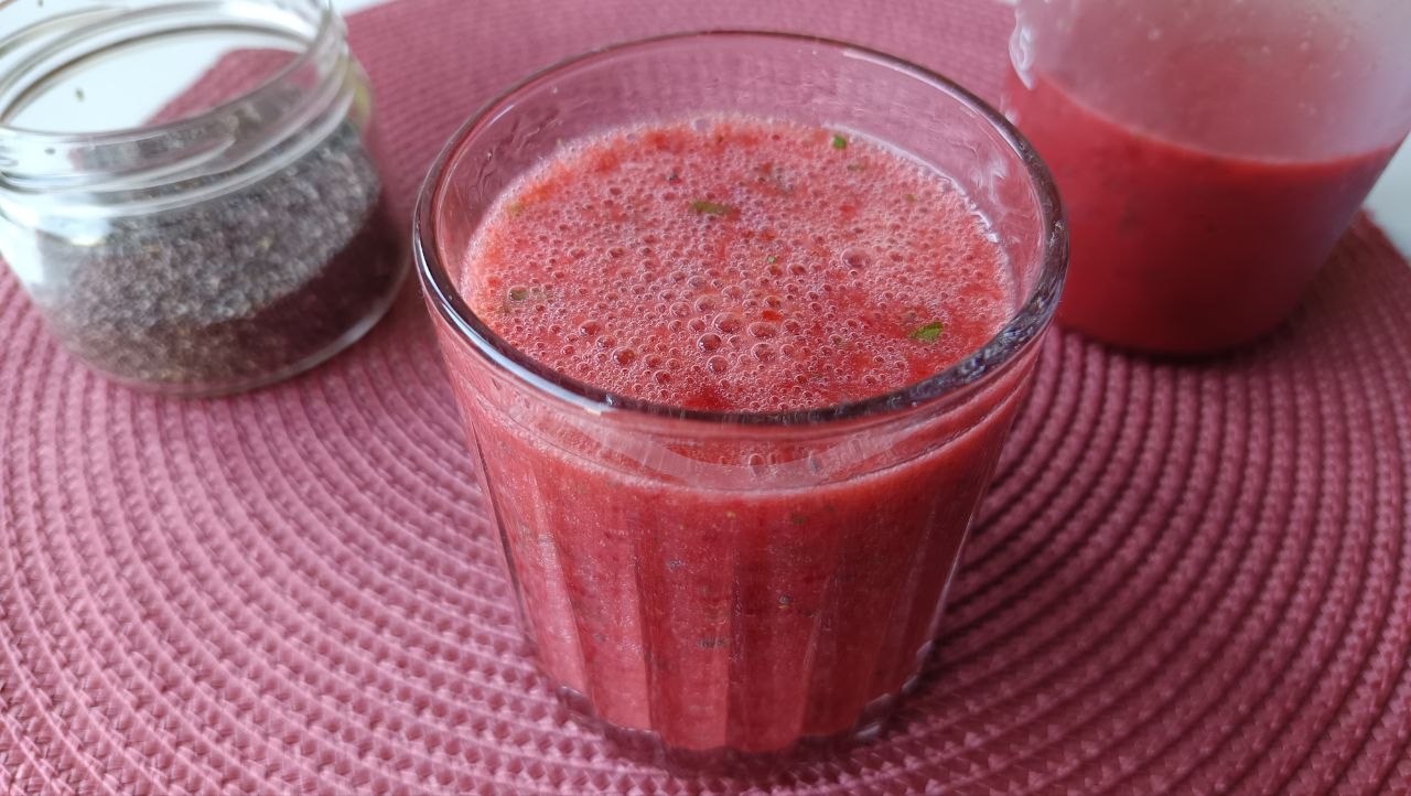 smoothie-fraise-menthe