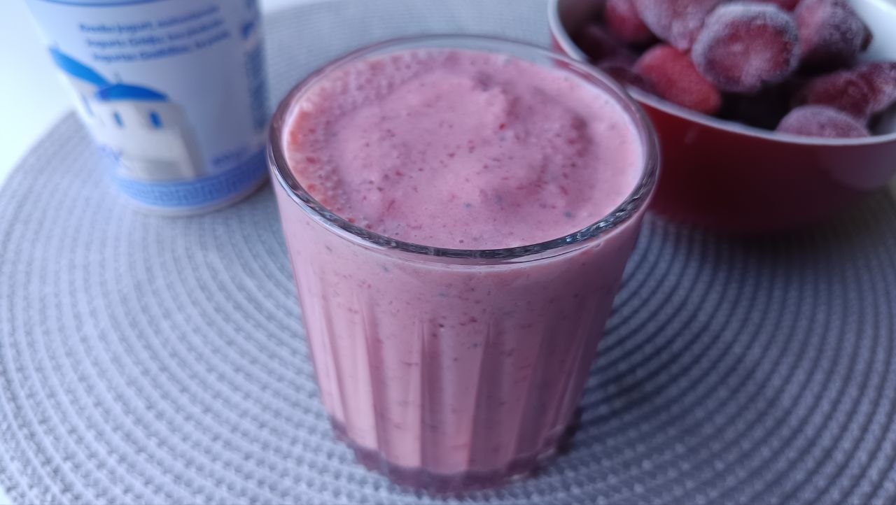 smoothie-fraise-yaourt
