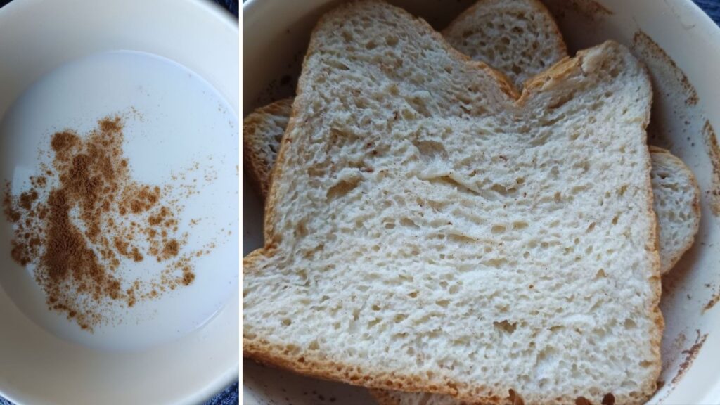 trempage-des-morceaux-de-pain-de-mie