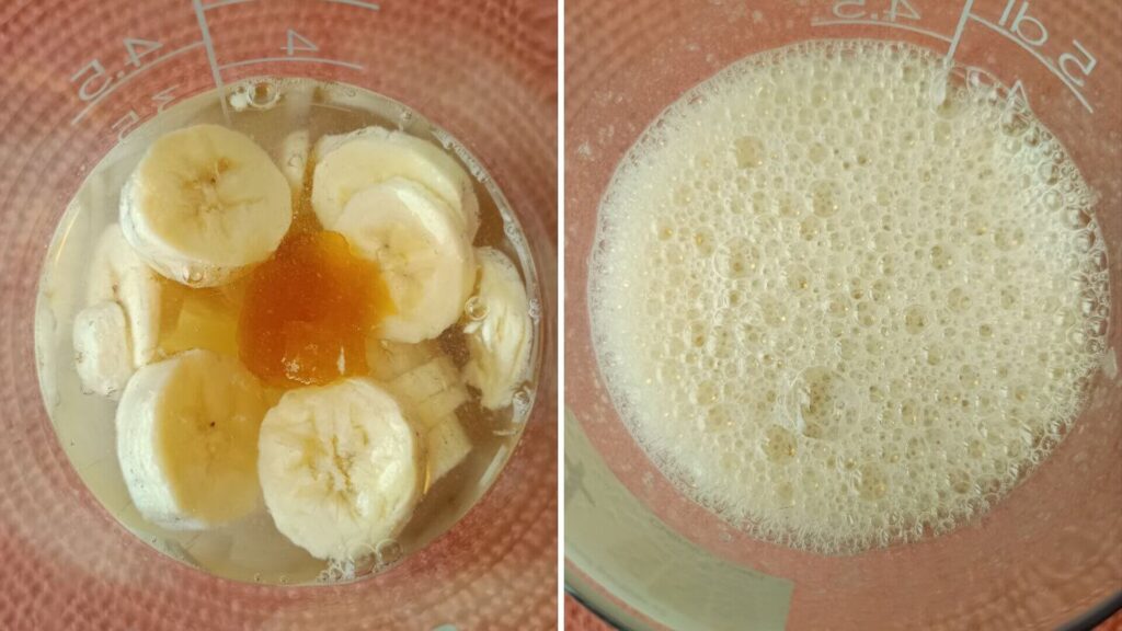 mixage-smoothie-melon-jaune-banane