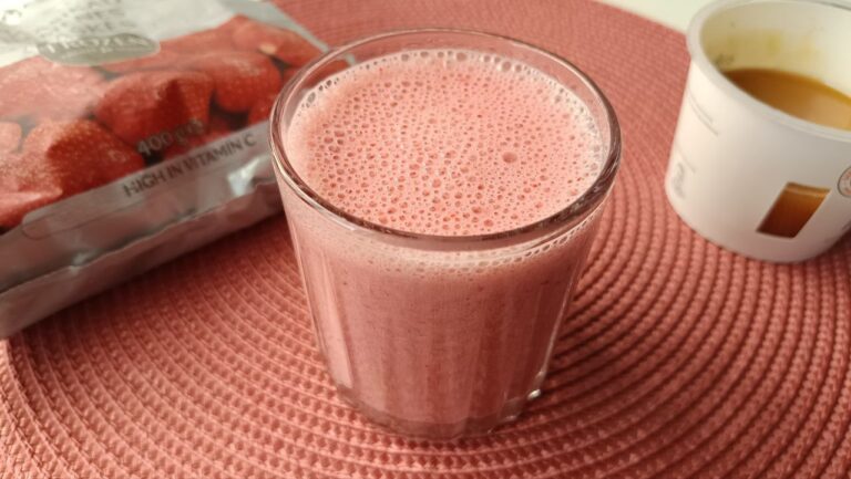 smoothie-a-la-fraise congelée