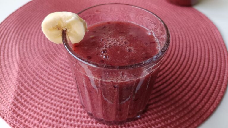 smoothie-cerise-banane-pomme