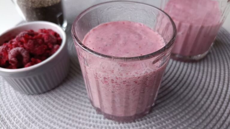 smoothie-framboise-facile