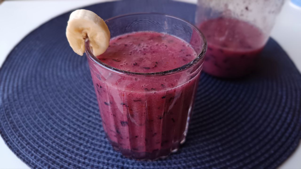 smoothie-myrtille-pomme